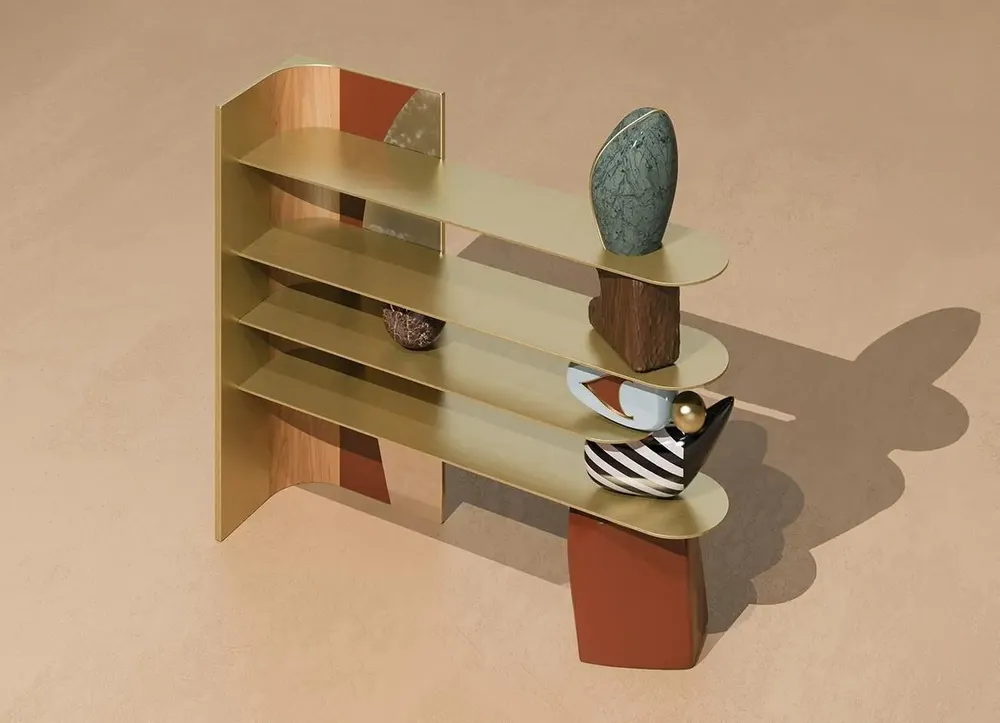 Bookshelves - Echoes Bookshelf Handmade in Portugal by Malabar - MALABAR