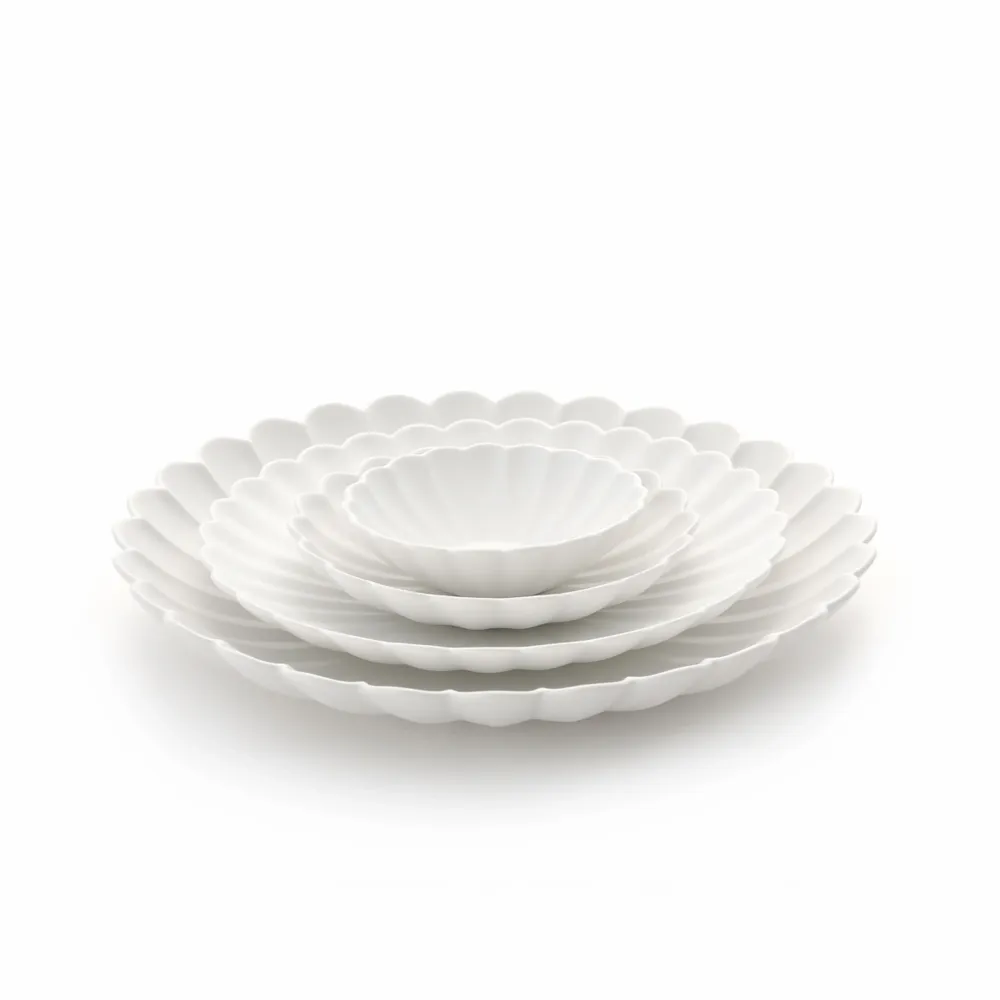 Platter and bowls - Flower blossom set - MUJAGI