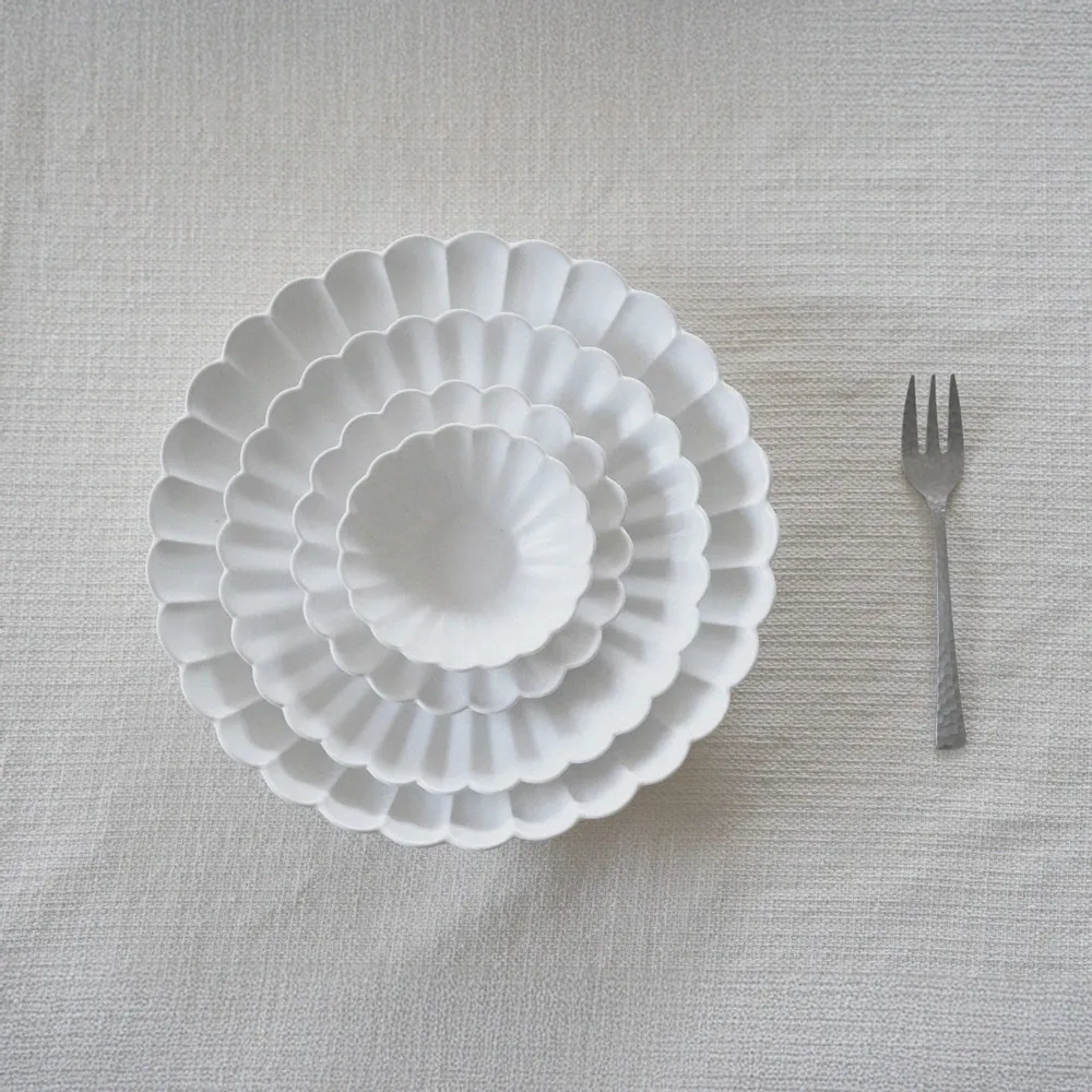 Platter and bowls - Flower blossom set - MUJAGI