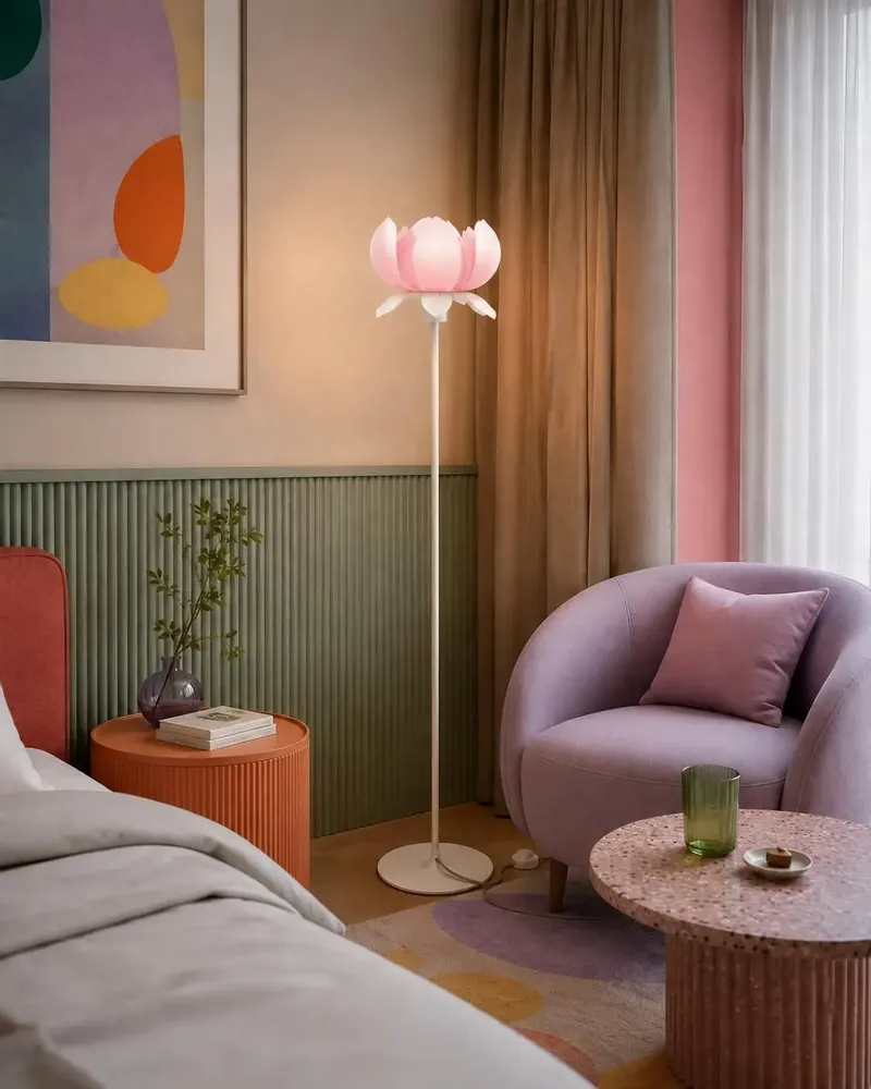 Floor lamps - Lotus floor lamp - ANCA FETCU STUDIO
