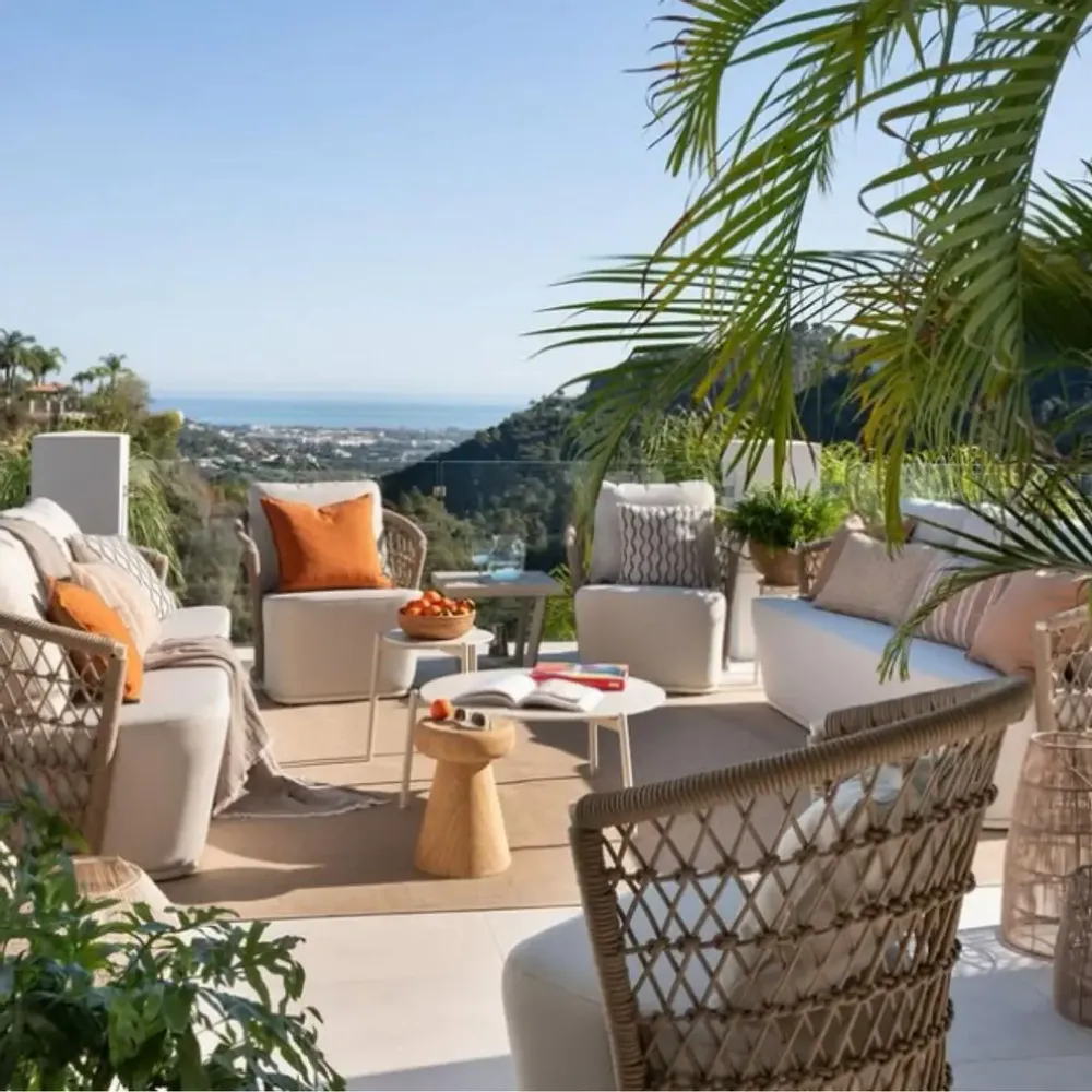 Lawn armchairs - OUTDOOR ARMCHAIR ISQUIA - CRISAL DECORACIÓN