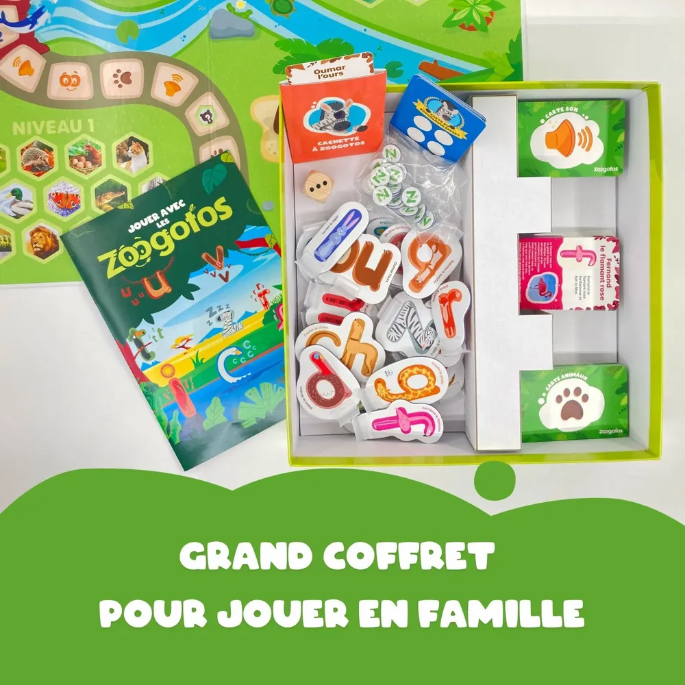 Jeux enfants - Le grand jeu du déclic lecture des Zoogotos - ZOOGOTOS
