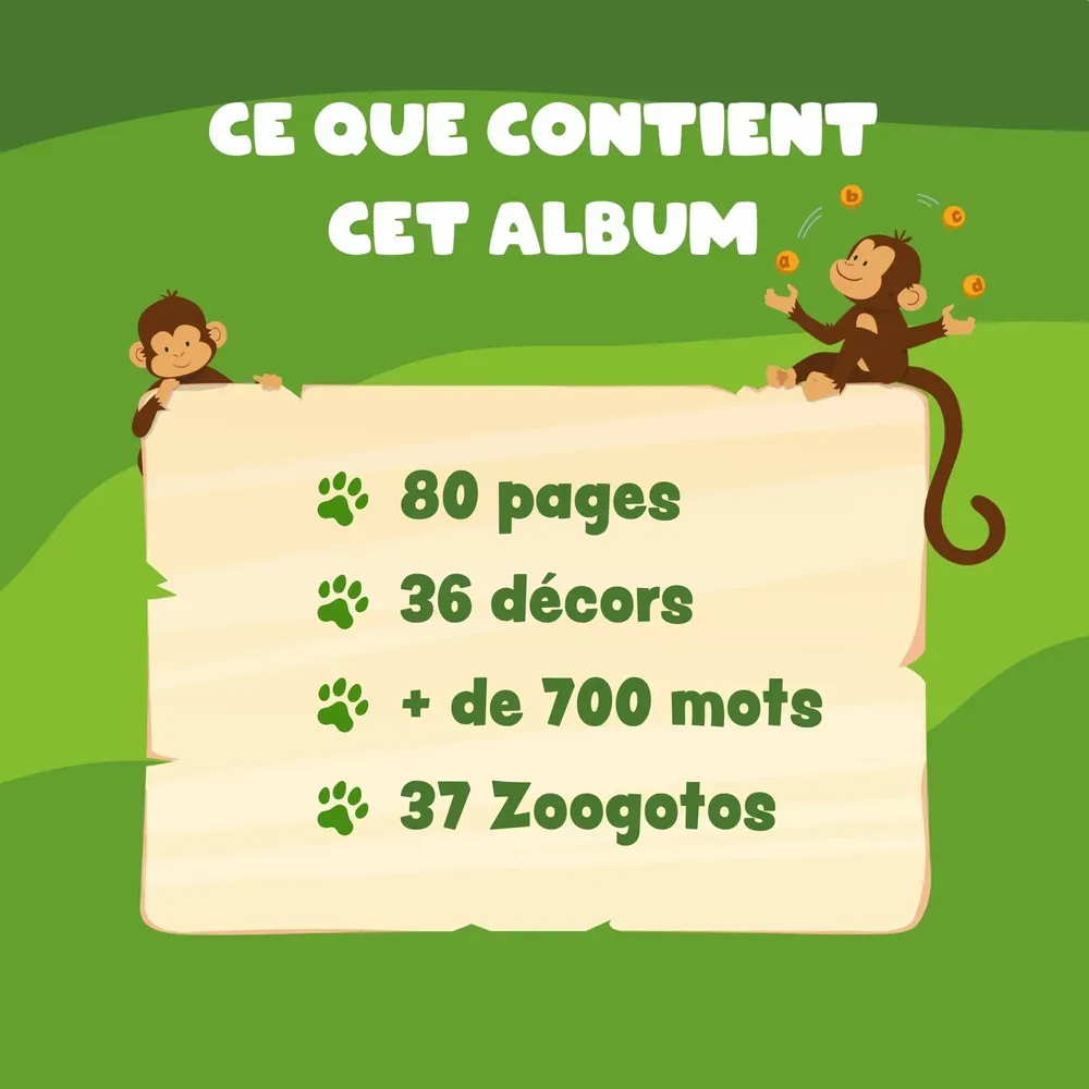 Jeux enfants - L'Album de chasse aux sons des Zoogotos - ZOOGOTOS