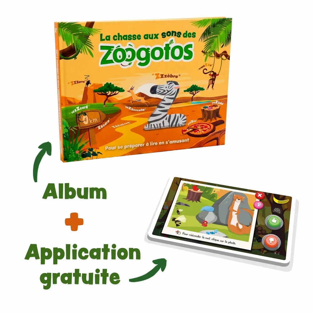 Jeux enfants - L'Album de chasse aux sons des Zoogotos - ZOOGOTOS