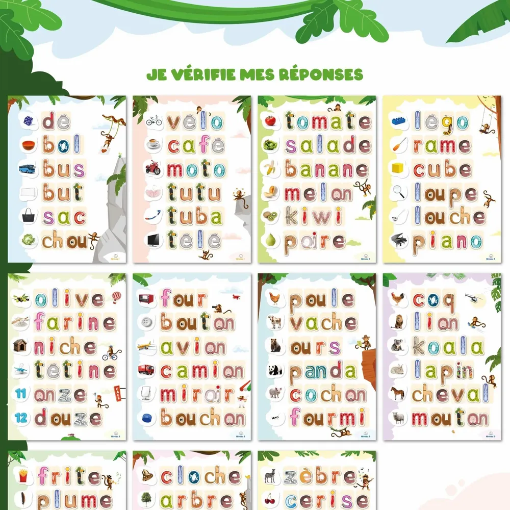 Jeux enfants - Kit « Ma première dictée » avec les Zoogotos - ZOOGOTOS