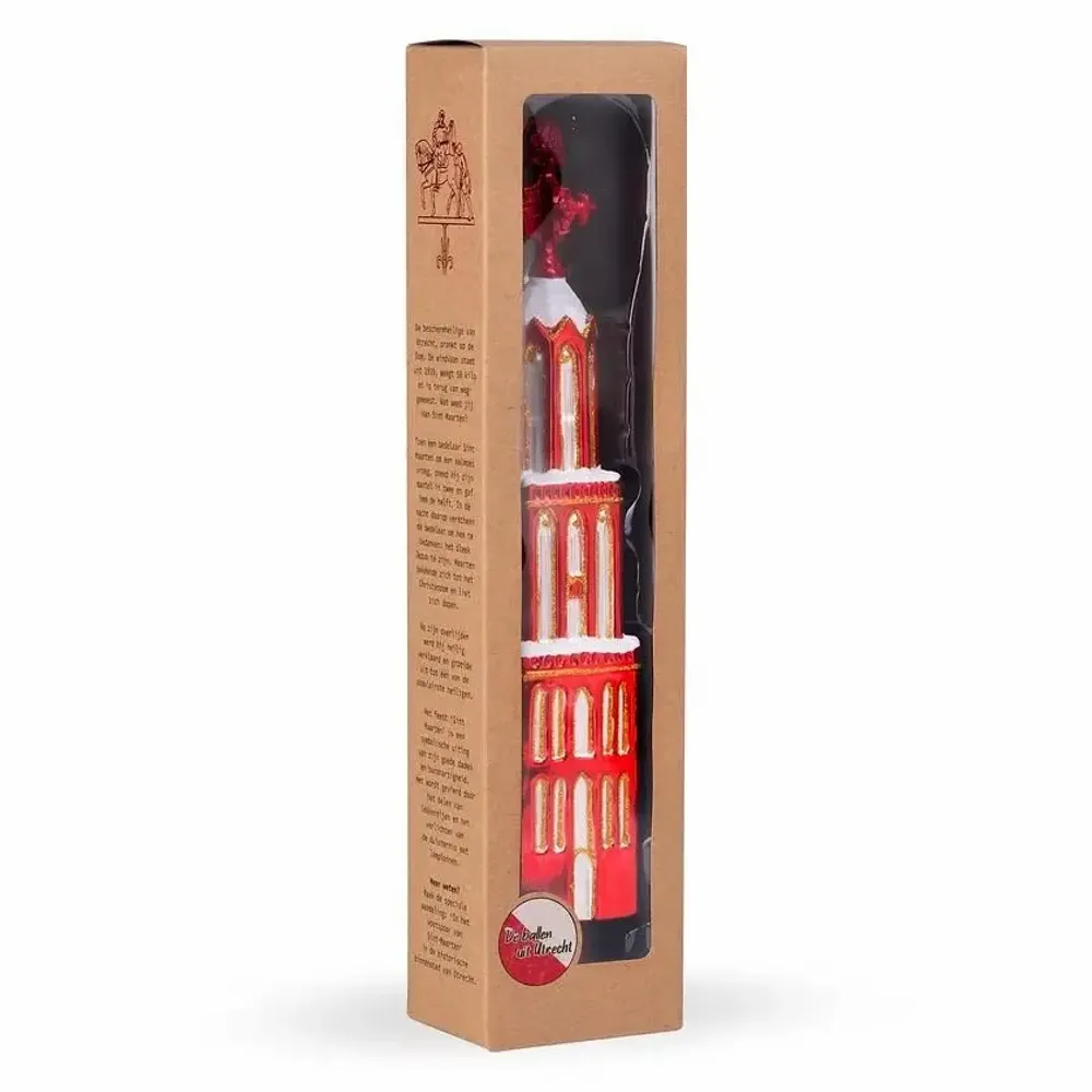 Other Christmas decorations - The Dom Tower Saint Martin tree topper red - DE BALLEN UIT BV