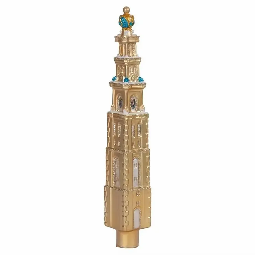 Autres décorations de Noël - The Westertoren matte gold - DE BALLEN UIT BV