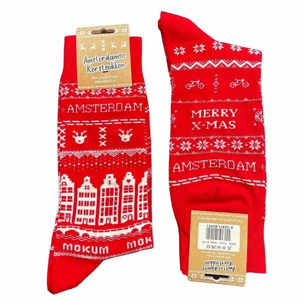 Autres décorations de Noël - Amsterdam Christmas socks - DE BALLEN UIT BV