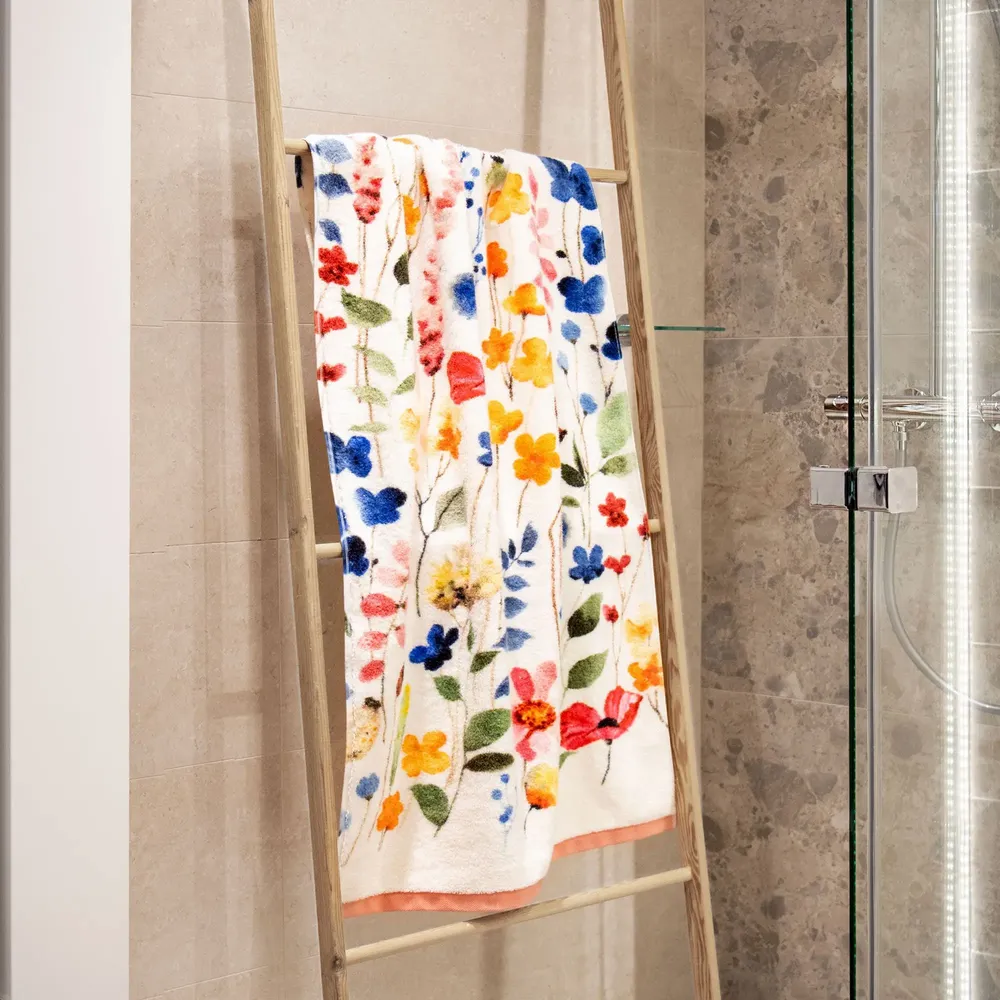 Serviettes de bain - Serviette MEADOW 100 % coton biologique certifié GOTS - ZWOLTEX - POLISH TOWEL FACTORY