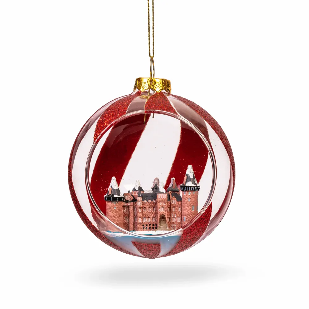 Other Christmas decorations - Castle De Haar open ornament red - DE BALLEN UIT BV