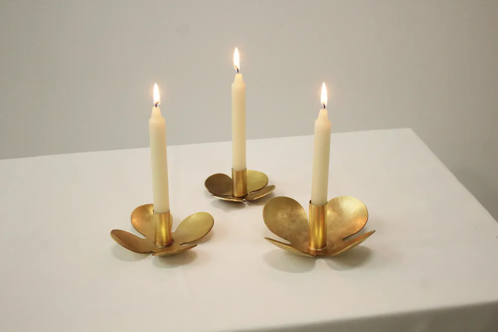 Unique pieces - Clover candle holders - ADÈLE GOULET