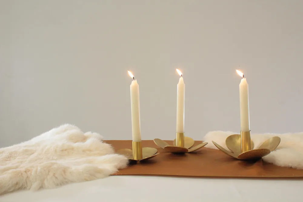 Unique pieces - Clover candle holders - ADÈLE GOULET