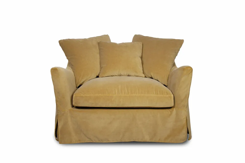 Chairs for hospitalities & contracts - Ascot Cushion Loveseat | Armchair - CREARTE COLLECTIONS
