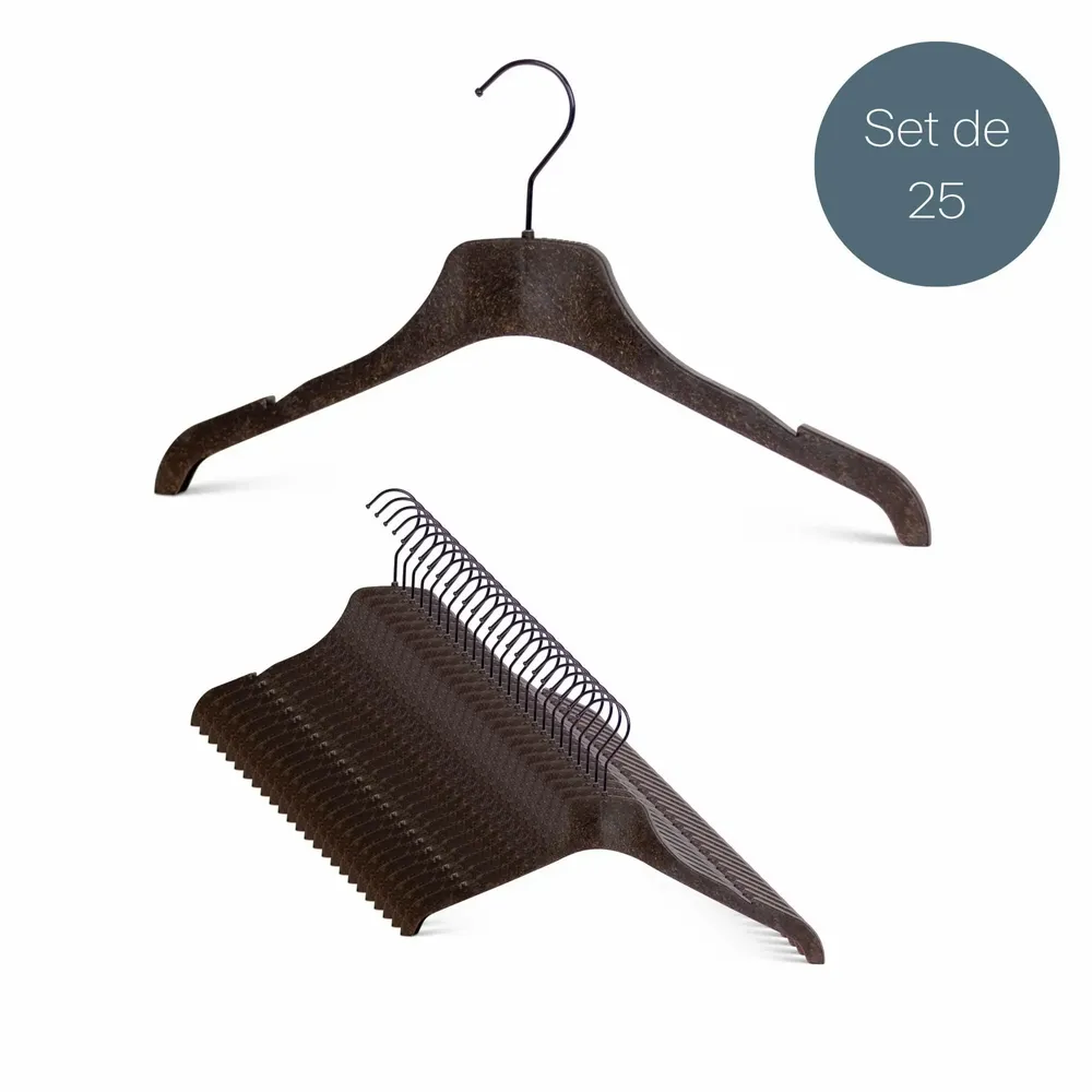 Office furniture and storage - MAWA GREEN HANGER for tops stone grey 42cm pack of 25 - MAWA