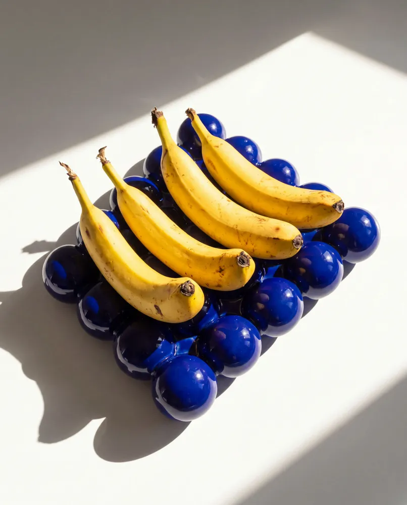 Platter and bowls - STILL LIFE Bowl - Cobalt Blue - HOUBI