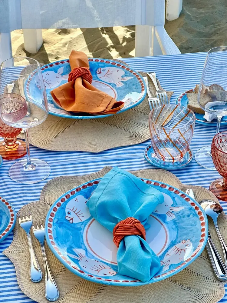 Meubles de cuisines  - Poséidone | Peint à la main | Fabriqué en Italie - ARCUCCI CERAMICS