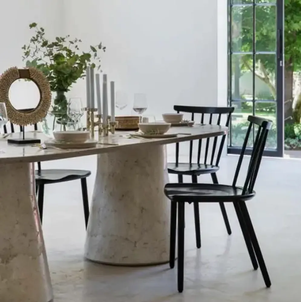 Console table - OBLONG DINING TABLE - WOLKBERG CASTING STUDIOS