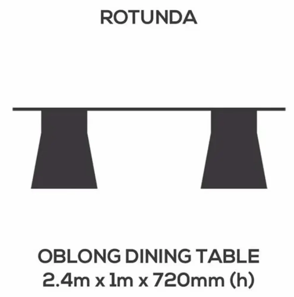 Console table - OBLONG DINING TABLE - WOLKBERG CASTING STUDIOS