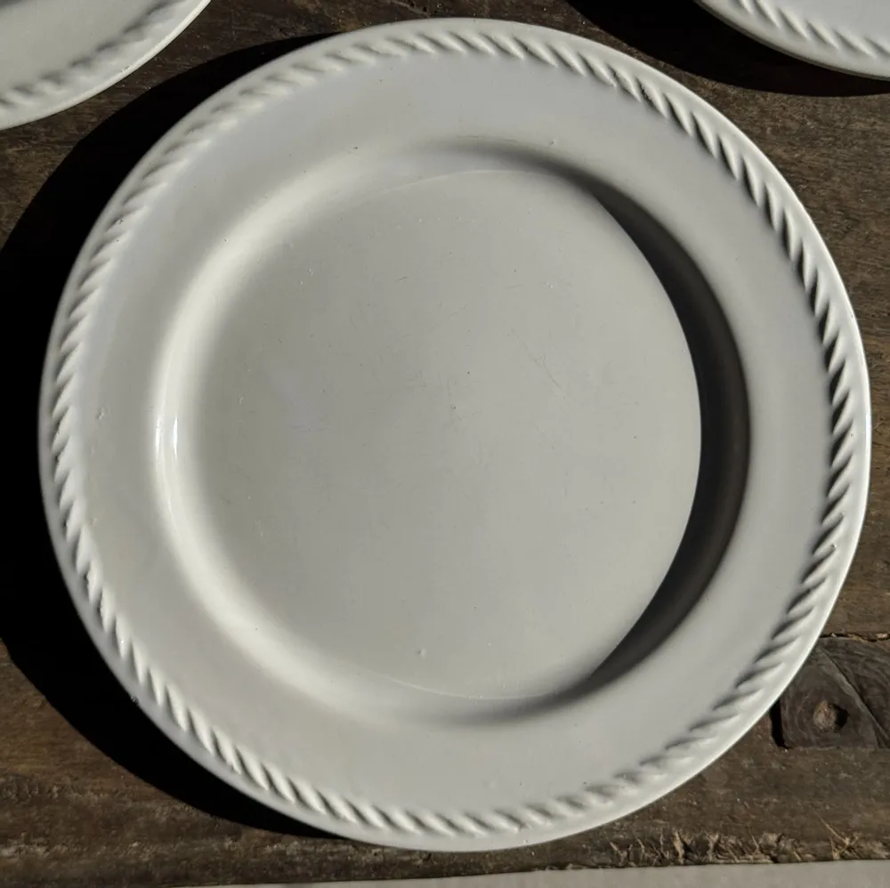 Assiettes au quotidien - Lot de 3 grandes assiettes blanches classiques D24,5 - OFFICE OBJETS