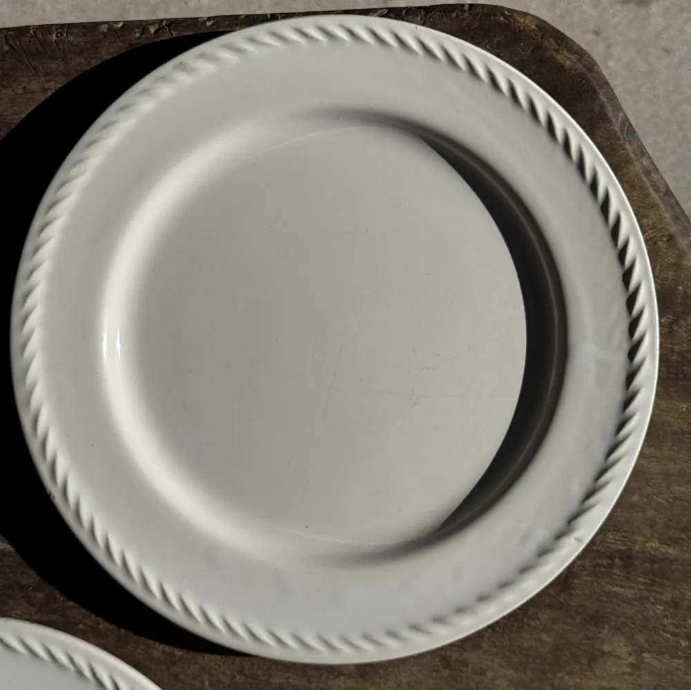 Assiettes au quotidien - Lot de 3 grandes assiettes blanches classiques D24,5 - OFFICE OBJETS