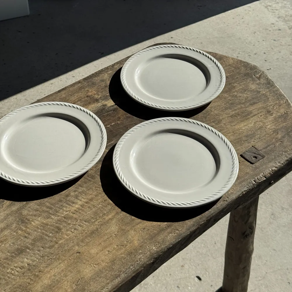 Assiettes au quotidien - Lot de 3 grandes assiettes blanches classiques D24,5 - OFFICE OBJETS