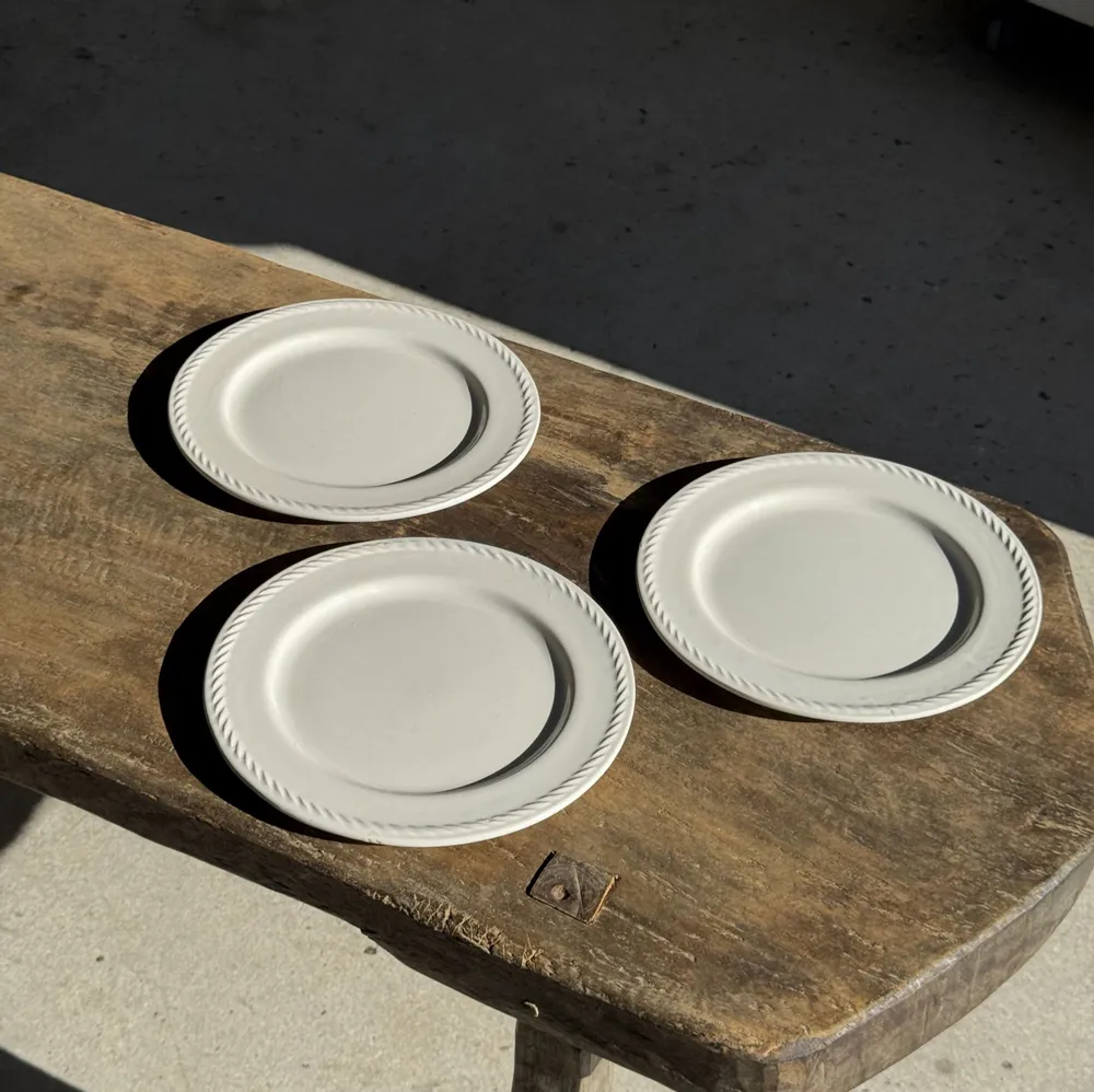Assiettes au quotidien - Lot de 3 grandes assiettes blanches classiques D24,5 - OFFICE OBJETS