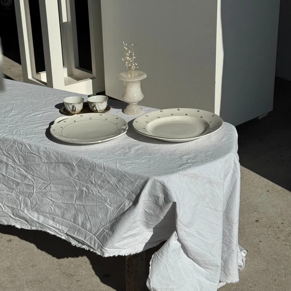 Assiettes de réception - Plat ou plateau à tarte Nico Digoin Sarreguemines anses D29 - OFFICE OBJETS