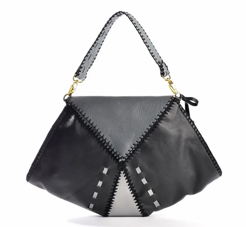 Sacs et cabas - DIANA III BAG Black & Silver - NATTANUN DESIGN