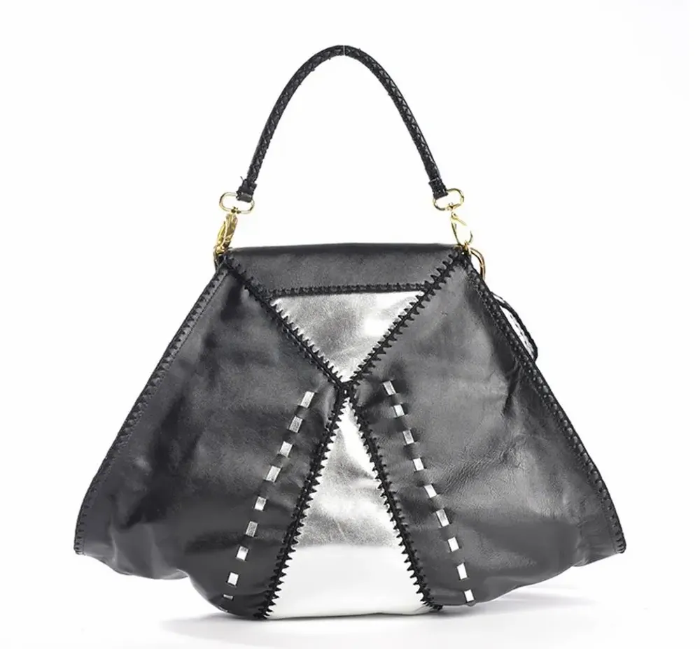 Sacs et cabas - DIANA 1st BAG Black & Silver - NATTANUN DESIGN