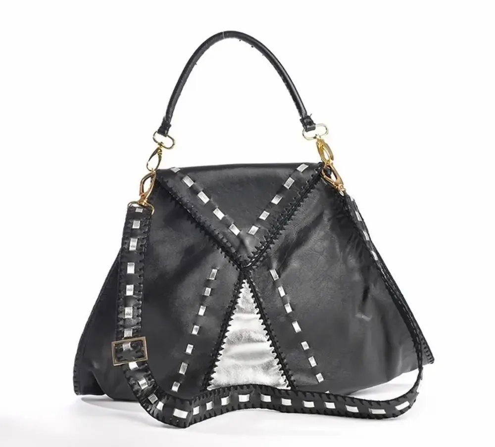 Sacs et cabas - DIANA 1st BAG Black & Silver - NATTANUN DESIGN