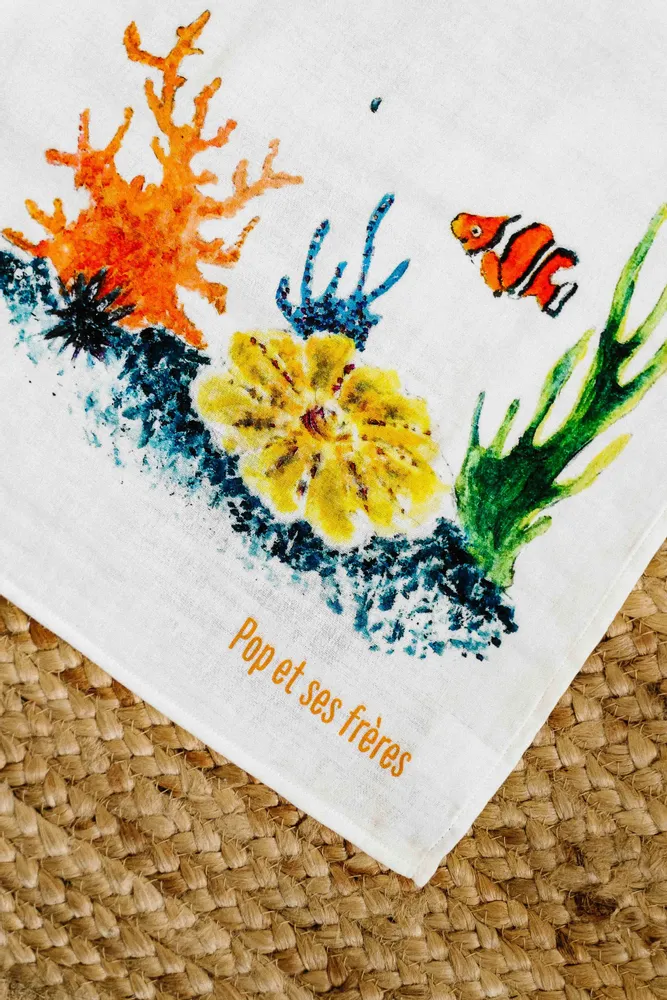 Accessoires enfants - Carré Photo Les Baleines - POP ET SES FRÈRES