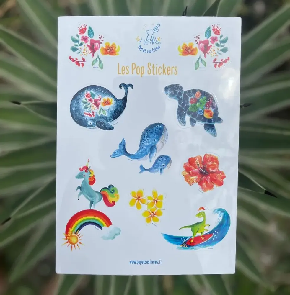 Papeterie - Pop stickers - Les bests - POP ET SES FRÈRES