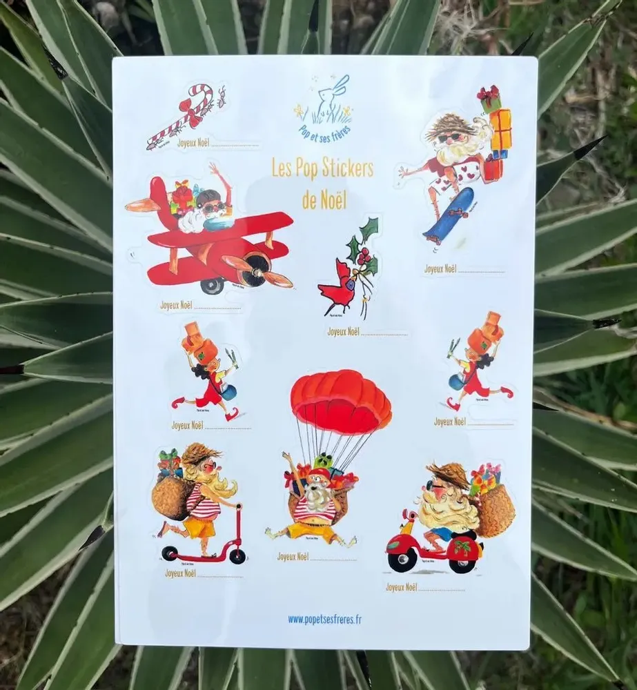 Papeterie - Pop stickers de Noël - POP ET SES FRÈRES