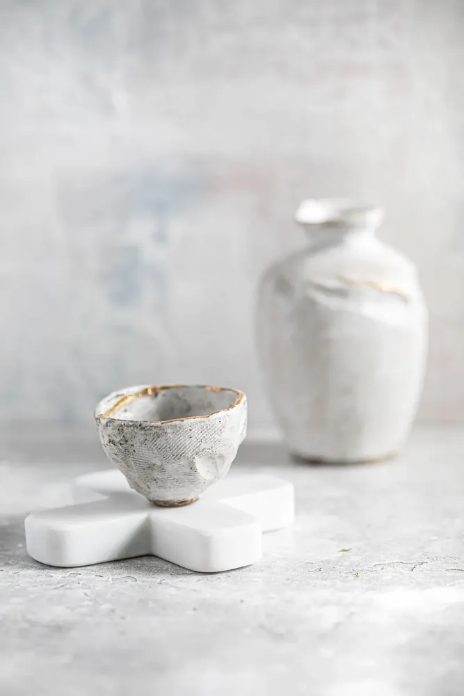 Decorative objects - The Marble Pan Coaster - BAZAR BIZAR LIVING