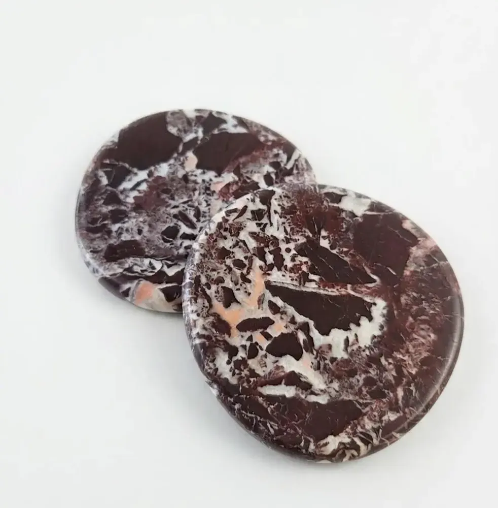 Decorative objects - Rosso Levanto marble saucer - SAGIT