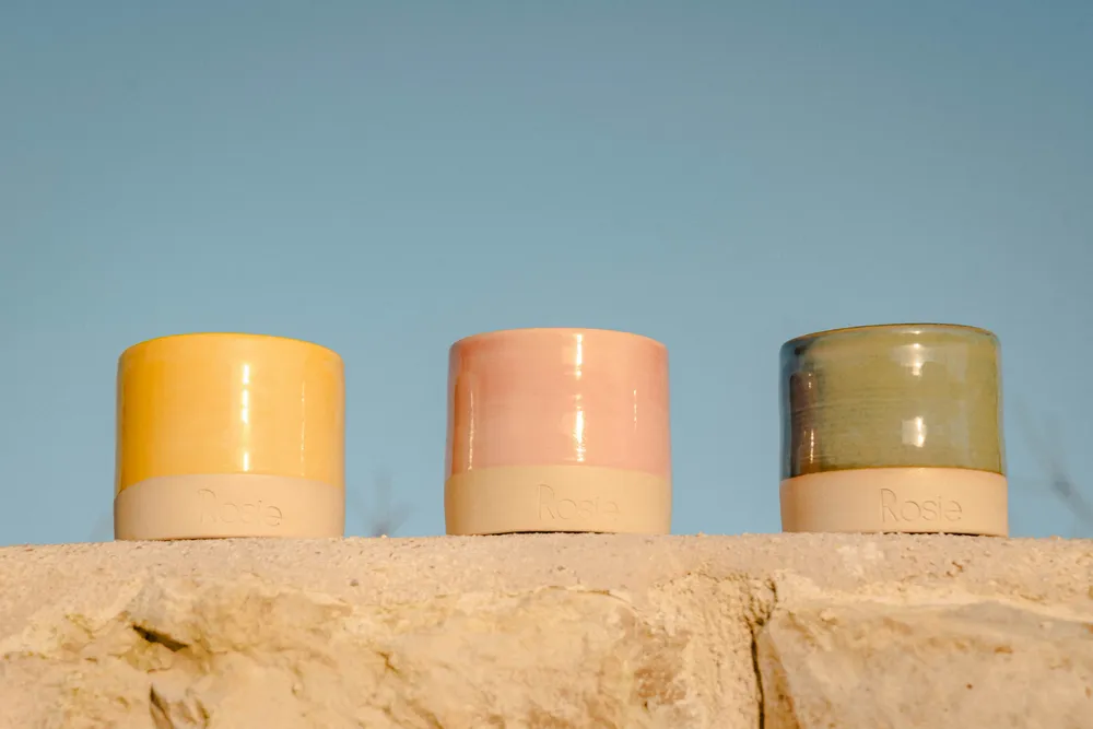 Bougies - Bougie parfumée en céramique - ROSIE COTE ATLANTIQUE FRANCE
