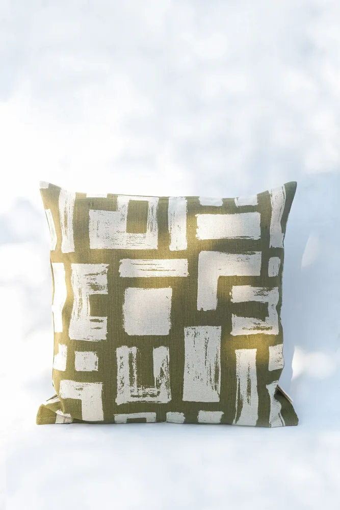 Fabric cushions - NO-MAD Embroidered Linen Cushion Covers - NO-MAD