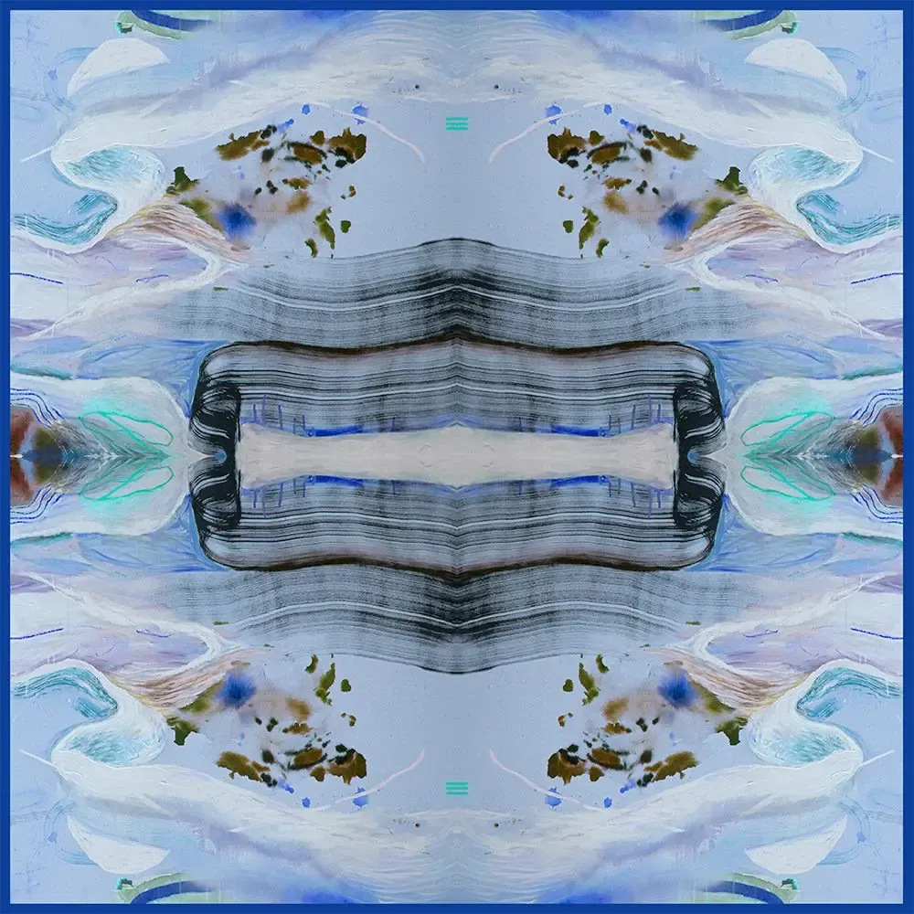 Foulards et écharpes - Crystal Foulard en soie | 90x90 cm - ELCIELA