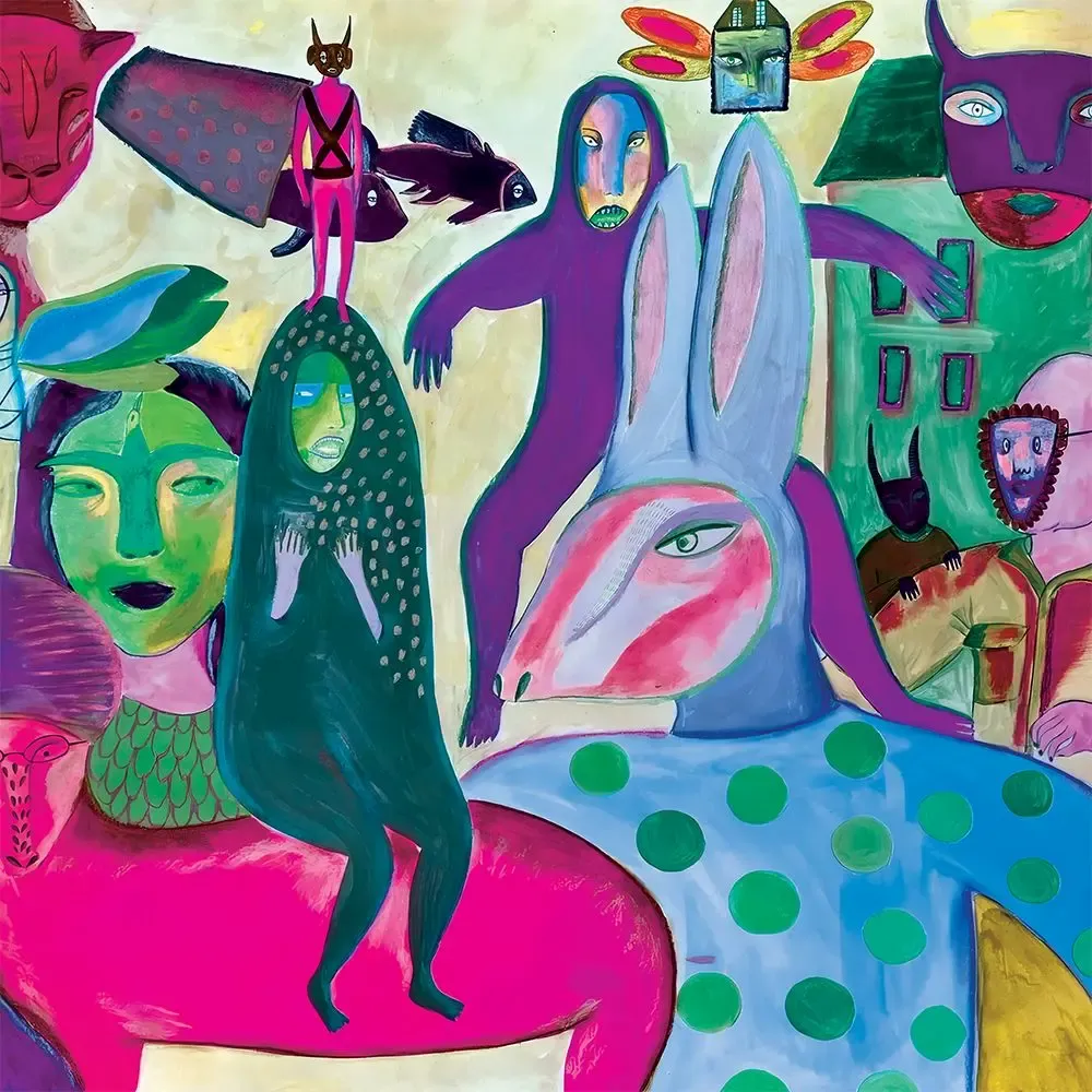 Pièces uniques - The Carnival Art Mural | 100x100 cm - ELCIELA