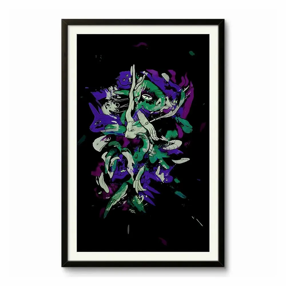 Pièces uniques - Décoration murale Spectral Dreams | 90x140 cm - ELCIELA