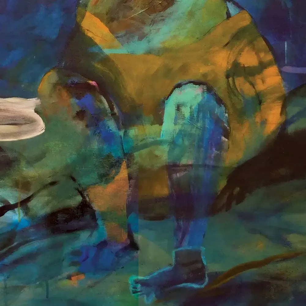 Unique pieces - Deep Blue Dreams Wall Art | 100x100 cm - ELCIELA