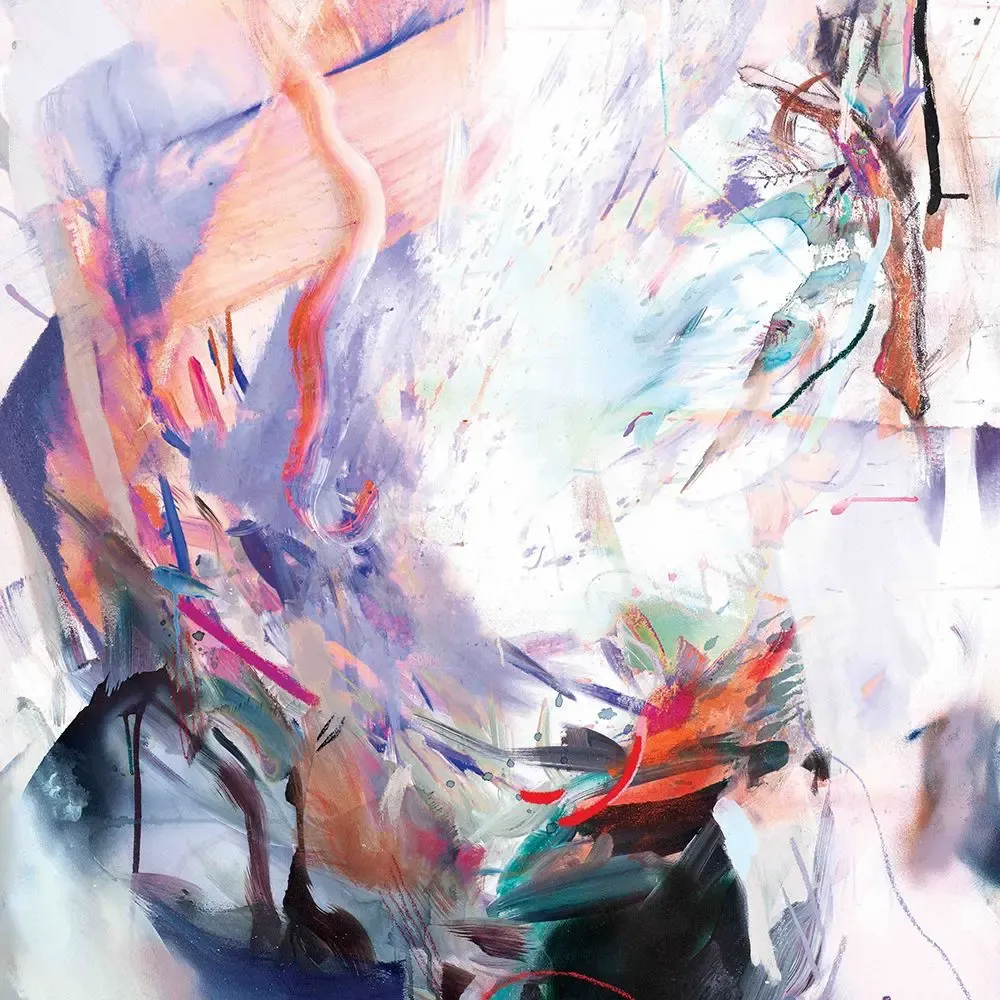Pièces uniques - The Black Rooster Art Mural | 90x140 cm - ELCIELA