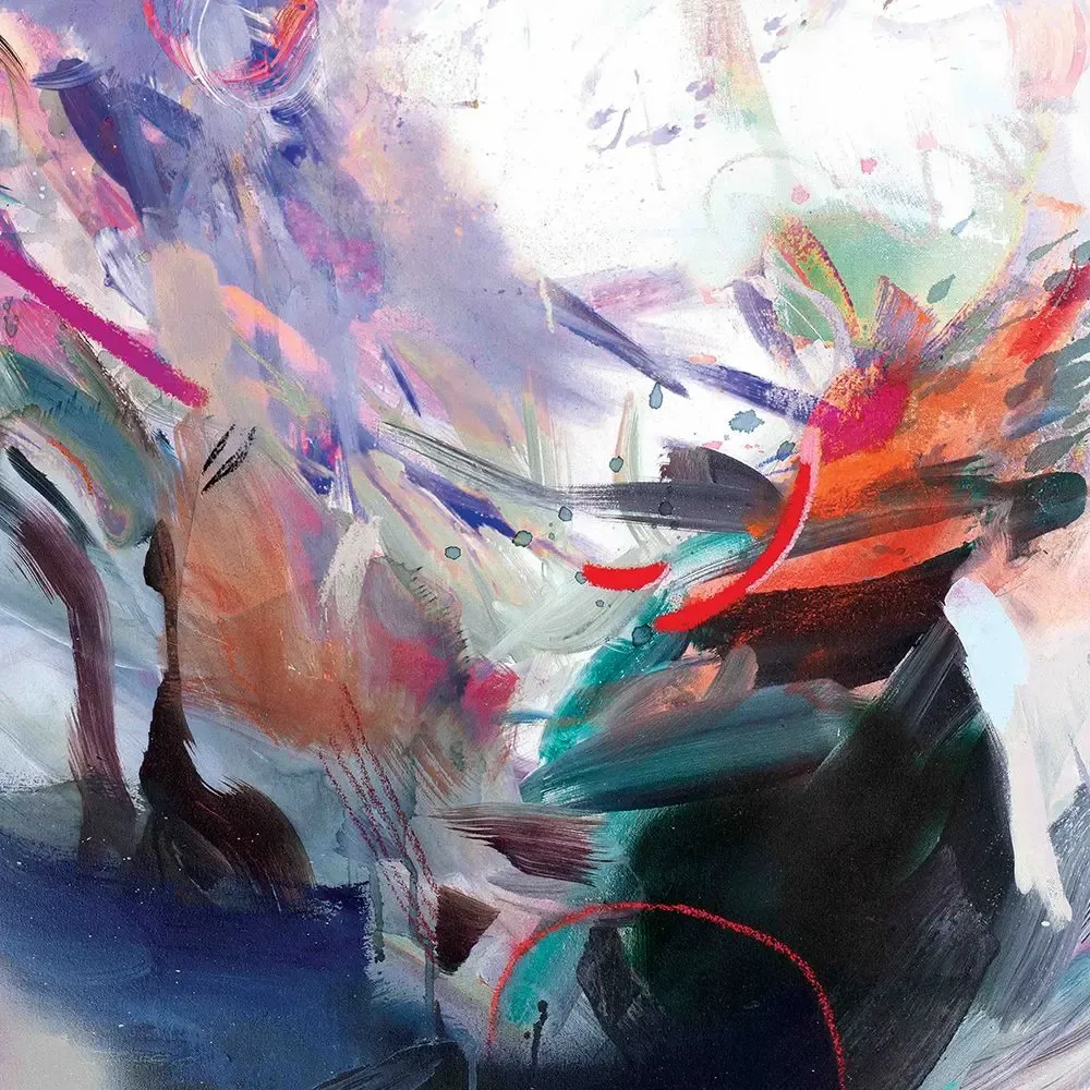 Pièces uniques - The Black Rooster Art Mural | 90x140 cm - ELCIELA