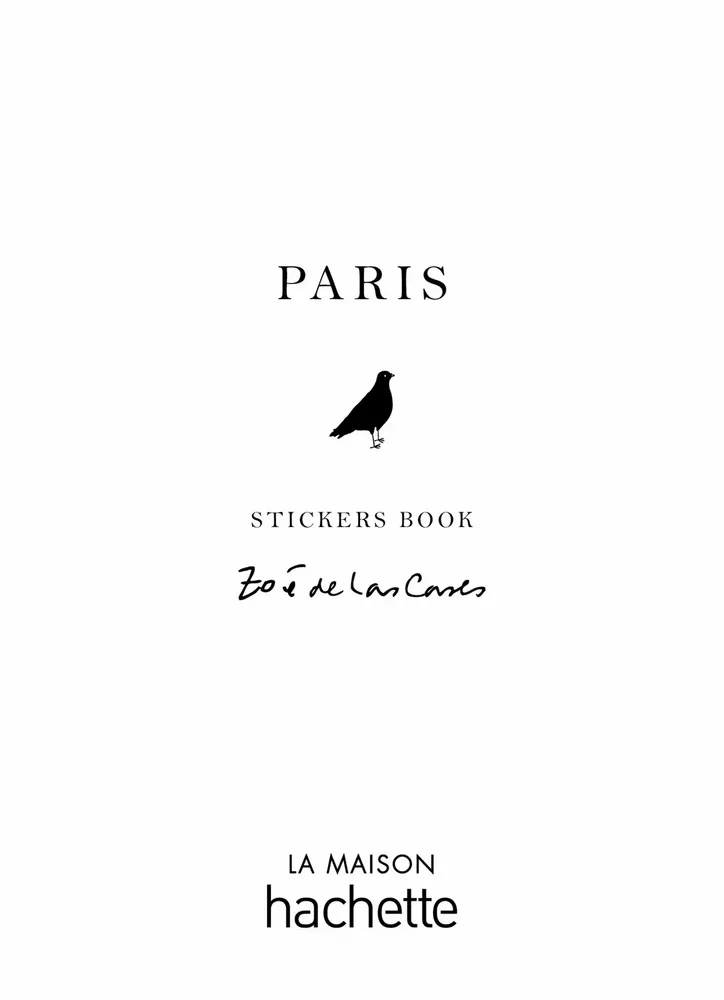 Stationery - Paris Stickers Book - HACHETTE LIVRE
