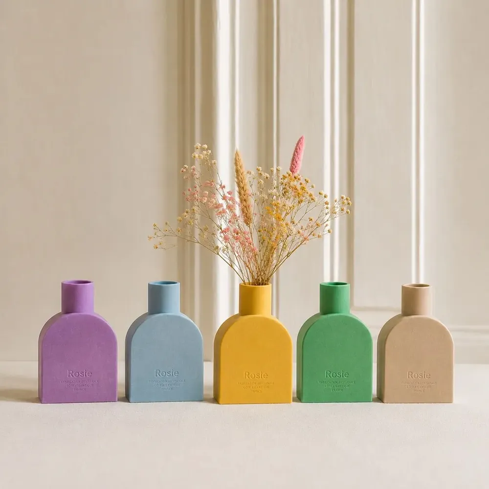 Vases - Vase en cire végétale parfumée - L'Apothicaire - ROSIE COTE ATLANTIQUE FRANCE