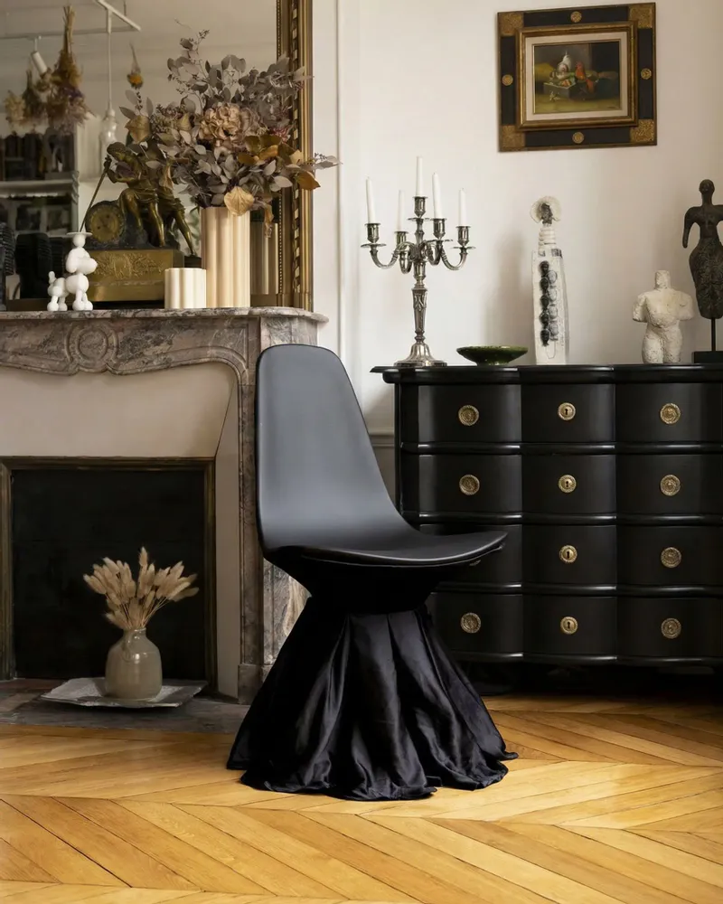 Fabrics - The Évasée Dress - LA CHAISE COUTURE