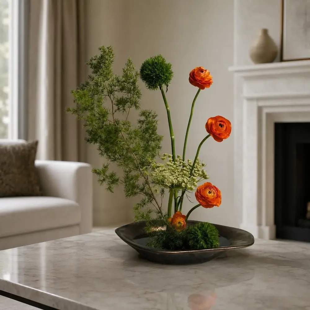 Vases - Horizon Floral Basin - DASTHAA