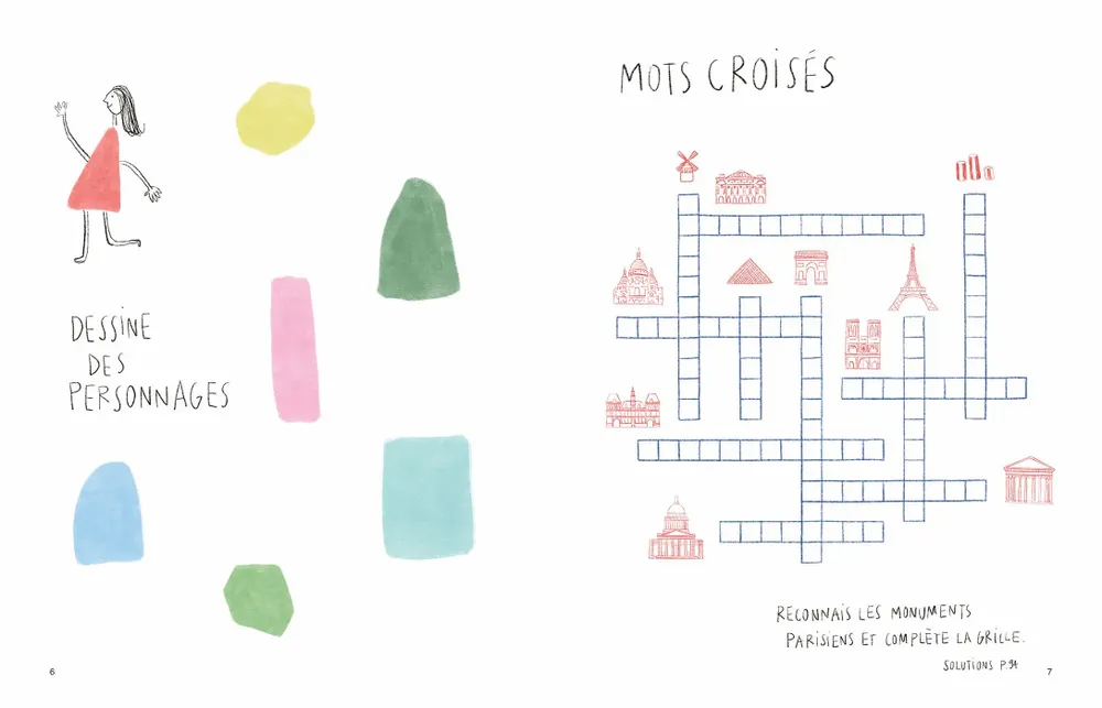 Stationery - Paris Zoé de La Cases Activity Book - HACHETTE LIVRE