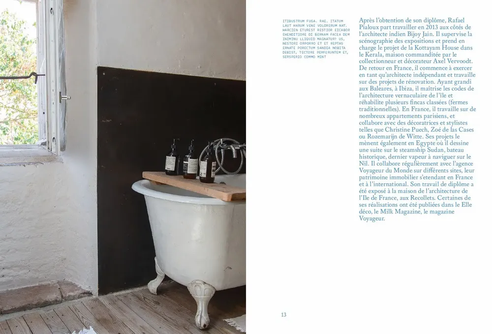 Stationery - The decor according to Zoé de Las Cases, The bathroom - HACHETTE LIVRE