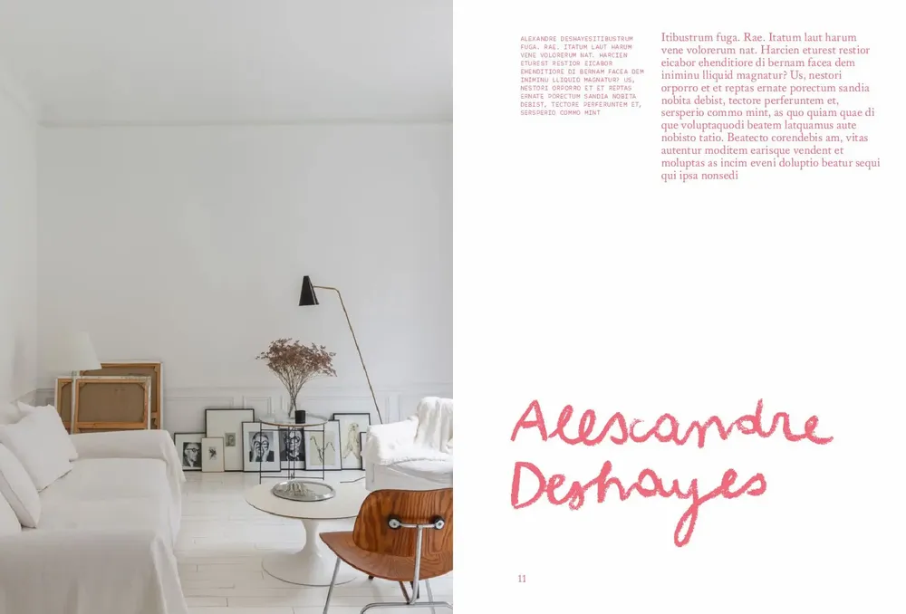 Stationery - The decor according to Zoé de Las Cases, The living room - HACHETTE LIVRE